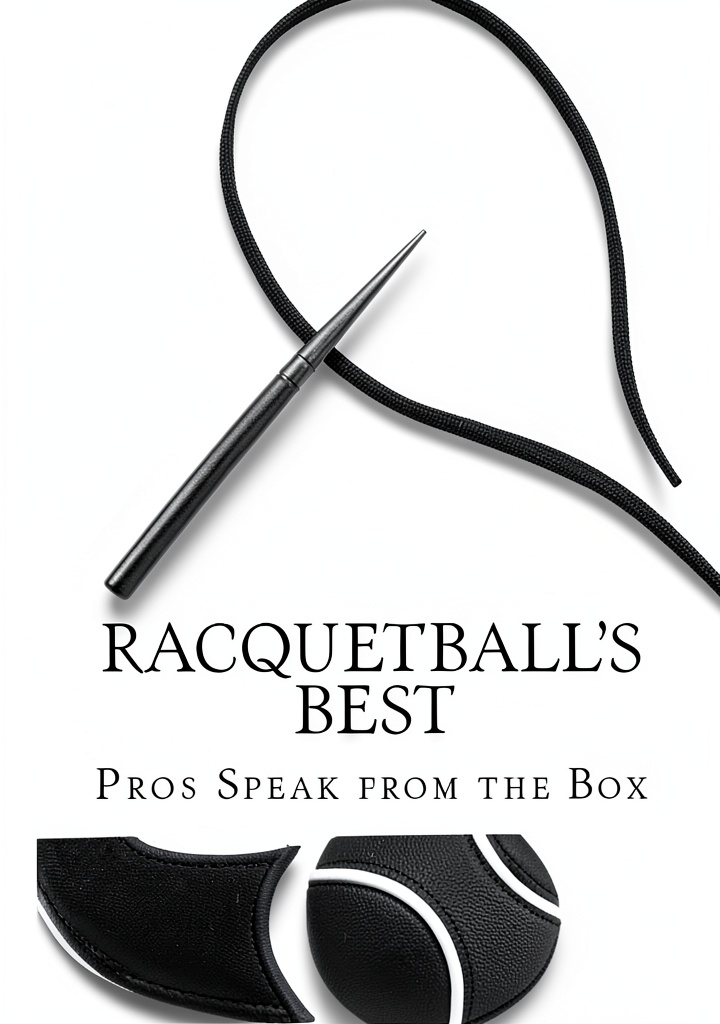 Player reviewing racquetball techniques on a Kindle device during a warm‑up on the court