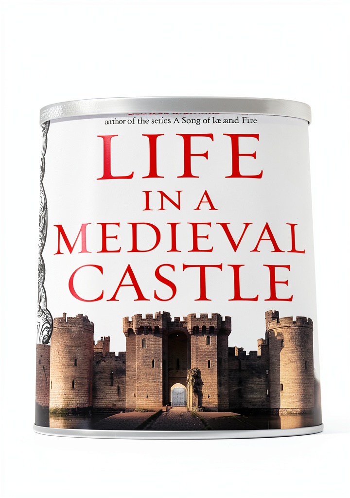 Installing Medieval Life eBook HarperCollins Kindle History on a wooden desk