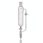 Laboy Glass 250mL Addition Funnel Equalizing, 24/40 Joint, Stopcocks-0